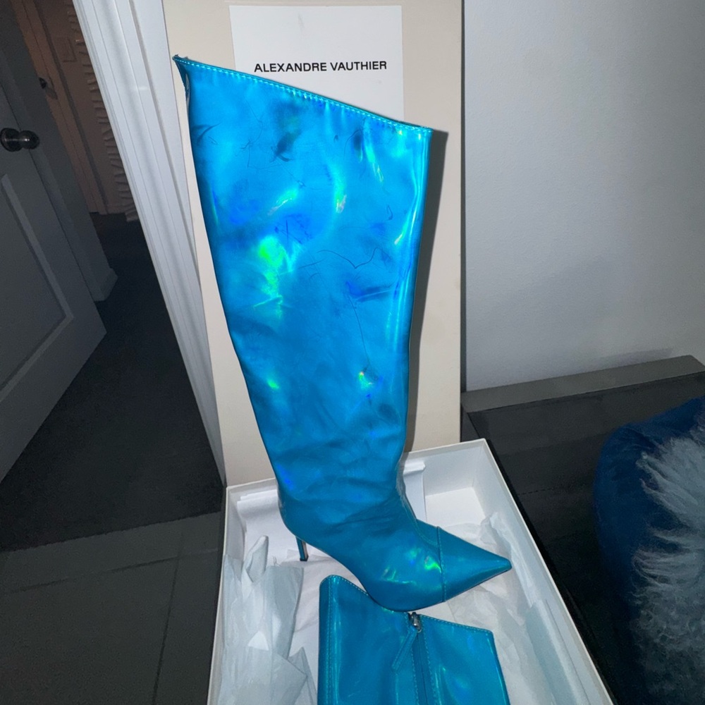 Alexandre Vauthier Blue Women's Boots